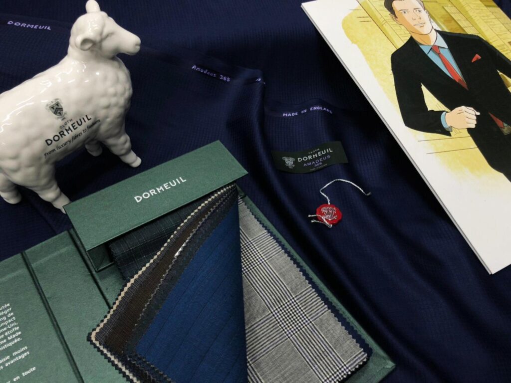 dormeuil clothing , suits and fabrics
